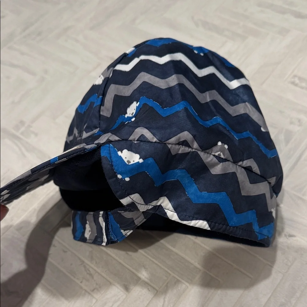 The North Face Blue and Gray Infant Cap
